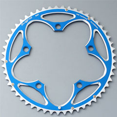 CYCLETECH-IKD : SUGINO PE-130S Outer Chainring 56T Red, Blue, Gold