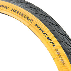 CYCLETECH-IKD : Schwalbe Marathon Racer Tan Wall Folding Tyre 16 x 