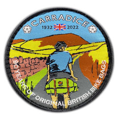Carradice 90th Anniversary Badge