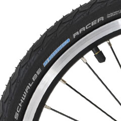 Schwalbe Marathon Racer Tyre 16 x 1 1/3 No Refrector Line