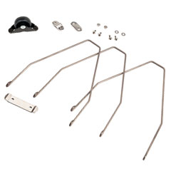 BROMPTON&nbsp;Rear&nbsp;Mudguard&nbsp;Stay&nbsp;Set&nbsp;L-version&nbsp;Titanium&nbsp;Black